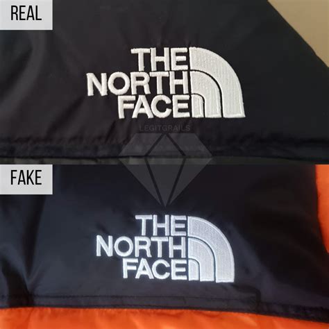 north face jacket false